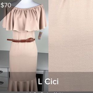 NWT LuLaRoe Large Tan Cici